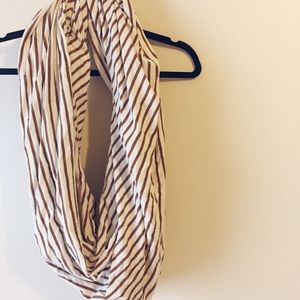 NWOT American Apparel Striped Infinity Scarf